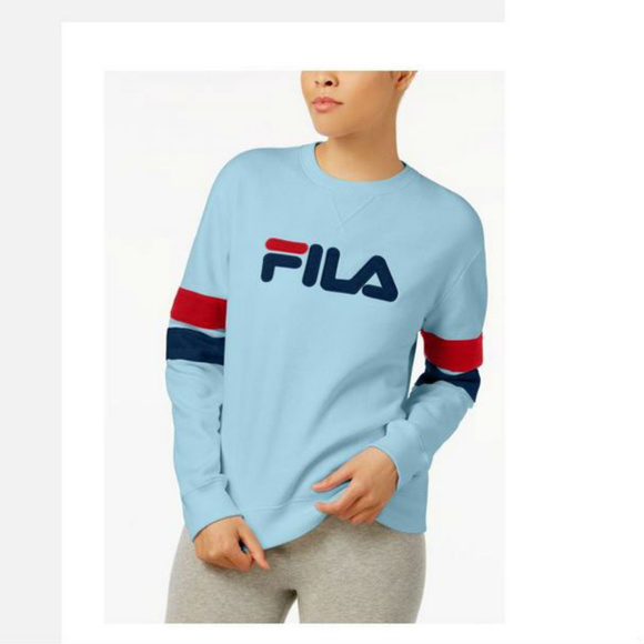 fila sweatshirt womens blue